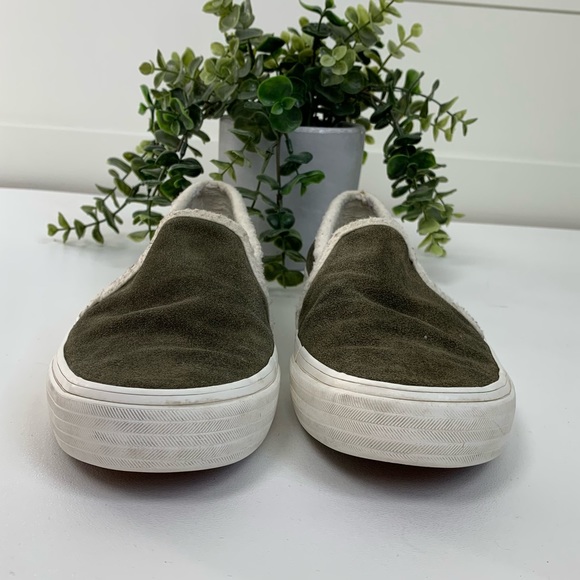 Keds Women’s Double Decker Suede Green Slip On Size 9.5 - Picture 9 of 12
